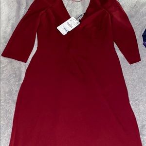 Zara woman sexy red dress
